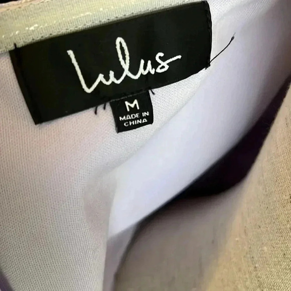 LuLus stunning 🤩 purple sparkle maxi dress with pockets size M - Picture 8 of 9